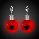 LED Light Up Jumbo Eyeball Clip-On Earrings (1 Set Per Pack) - Glow-Paradise