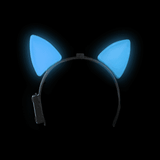 Light Up Cat Ears (Blue Color, 1 Quantity Per Pack) - Glow-Paradise