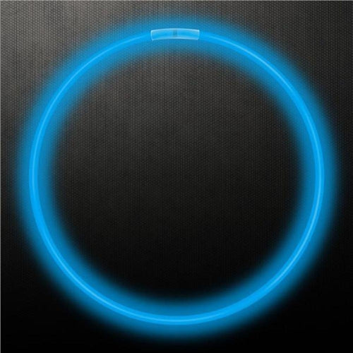22 Inch Glow Stick Necklaces (Blue Color, 50 Counts Per Pack) - Glow-Paradise