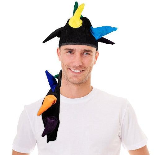 Dragon Tail Velvet Birthday Party Hat (1 Quantity Per Pack) - Glow-Paradise