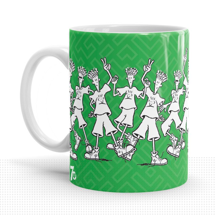 Chill Squad - Fido Dido Ceramic Home Kitchen Drinking Coffee Milk Mug (350ml/11oz, Made in USA) - Glow-Paradise