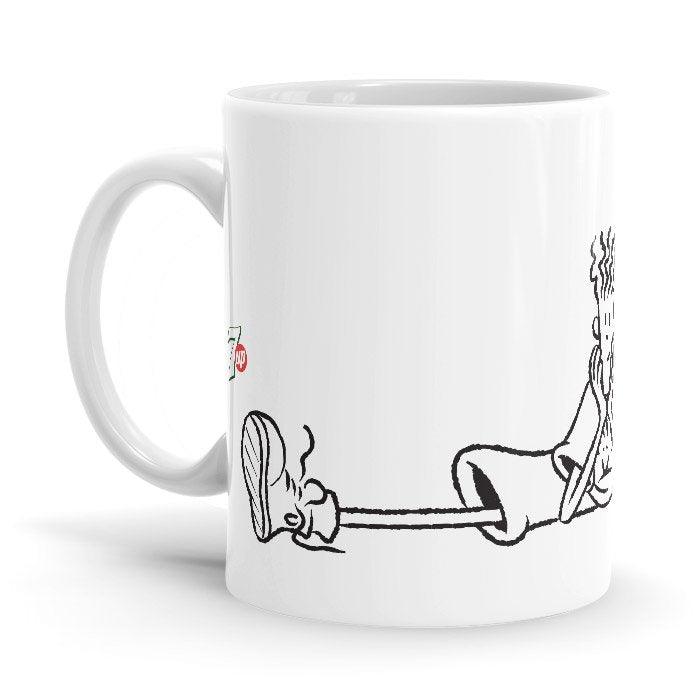 Split - Fido Dido Ceramic Home Kitchen Drinking Coffee Milk Mug (350ml/11oz, Made in USA) - Glow-Paradise