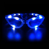 LED Flashing Light Up Sunglasses (Blue Color, 1 Per Pack) - Glow-Paradise
