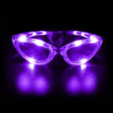 LED Flashing Light Up Sunglasses (Purple Color, 1 Per Pack) - Glow-Paradise