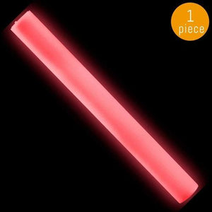 LED Light Up 16 Inch Foam Stick Baton (Red Color, 12 Per Pack) - Glow-Paradise