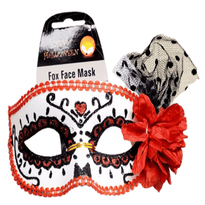 Foxy Skull Mask (4 assorted colors, 12 Mask Per Pack) - Glow-Paradise