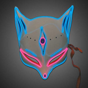 EL Mask Fox (1 Mask Per Pack) - Glow-Paradise