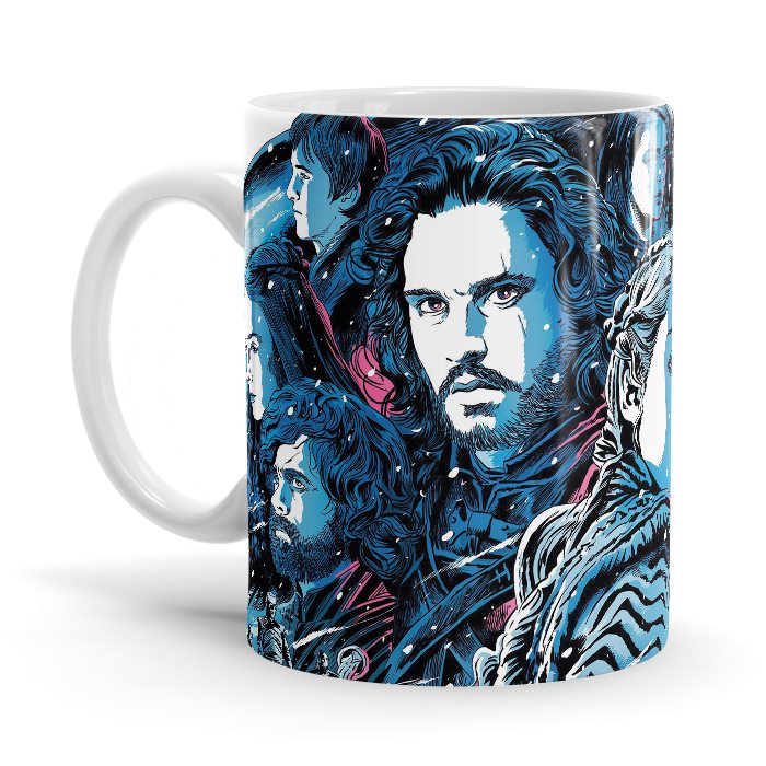 Beyond The Wall - Game Of Thrones Ceramic Home Kitchen Drinking Coffee Milk Mug (350ml/11oz, Made in USA) - Glow-Paradise