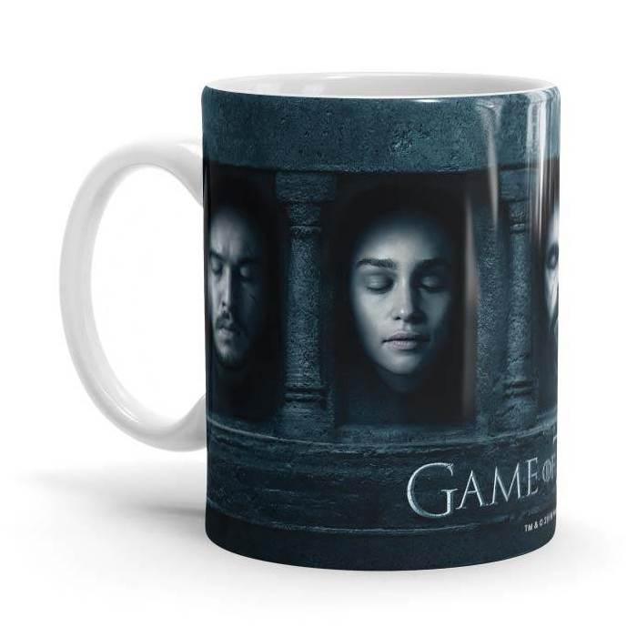 Hall Of Faces - Game Of Thrones Ceramic Home Kitchen Drinking Coffee Milk Mug (350ml/11oz, Made in USA) - Glow-Paradise