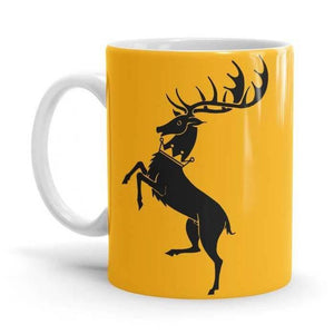 House Baratheon: Ours Is The Fury - Game Of Thrones Ceramic Home Kitchen Drinking Coffee Milk Mug (350ml/11oz, Made in USA) - Glow-Paradise