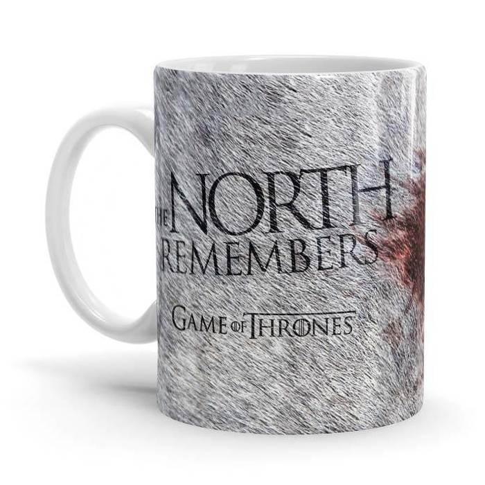 The North Never Forgets - Game Of Thrones Ceramic Home Kitchen Drinking Coffee Milk Mug (350ml/11oz, Made in USA) - Glow-Paradise