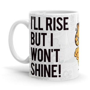 Garfield: Rise - Garfield Ceramic Home Kitchen Drinking Coffee Milk Mug (350ml/11oz, Made in USA) - Glow-Paradise