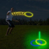 Glow Ring Toss Game - Green/Yellow/Blue Color - Glow-Paradise