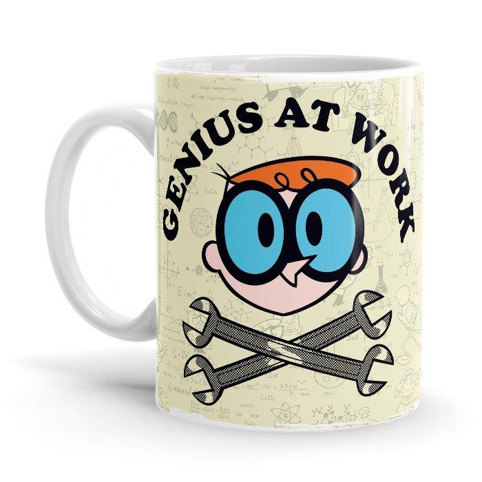Genius At Work - Dexter's Laboratory Official Mug - Glow-Paradise