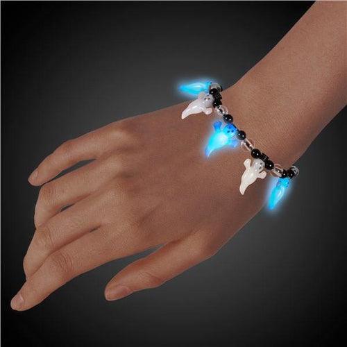 LED Light Up Ghost Bead Bracelet (1 Quantity Per Pack) – Glow-Paradise