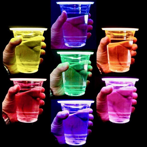 Glow Stick Party Cups (Assorted Color, 20 Count Per Pack) - Glow-Paradise