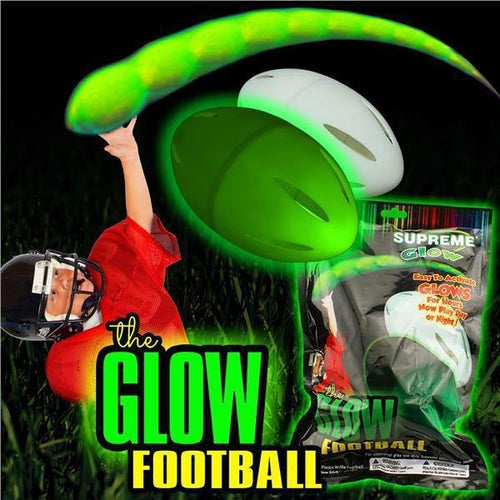 6.5 Inch Glow In The Dark Football (1 Ball Per Pack) - Glow-Paradise