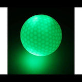 LED Light Up Golf Balls-No Inserts! No Timers! No Charging (Green Color, 6 Balls Per Pack) - Glow-Paradise