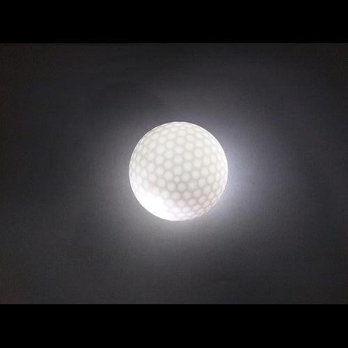 LED Light Up Golf Balls-No Inserts! No Timers! No Charging (White Color, 6 Balls Per Pack) - Glow-Paradise