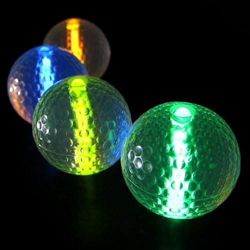 Glow Flyer Golf Balls (Assorted Colors, 20 Balls Per Pack) - Glow-Paradise