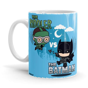 Gotham Chibi Fight - Batman Ceramic Home Kitchen Drinking Coffee Milk Mug (350ml/11oz, Made in USA) - Glow-Paradise