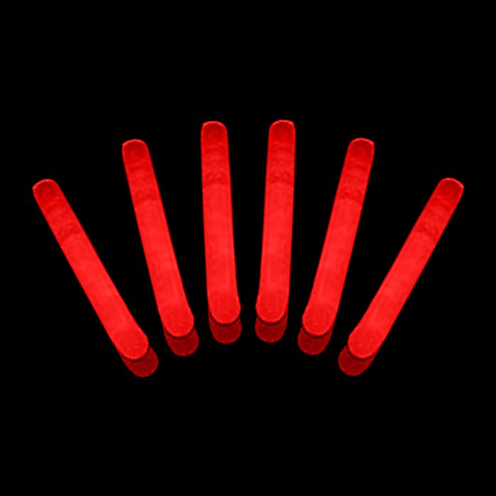 1.5 Inch Mini Glow Sticks (Red Color, 50 Count Per Pack) - Glow-Paradise