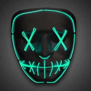 EL Wire Purge Mask (Green Color, 1 Mask Per Pack) - Glow-Paradise