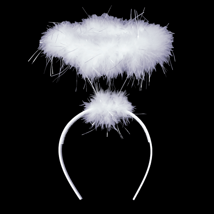 LED Light Up Angel Halo Lighted Headband with White LED (1 Quantity Per Pack) - Glow-Paradise