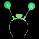 LED Flashing Head Boppers - Green Ball (6 Quantity Per Pack) - Glow-Paradise