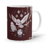 Holiday Owl Messenger - Harry Potter Ceramic Home Kitchen Drinking Coffee Milk Mug (350ml/11oz, Made in USA) - Glow-Paradise