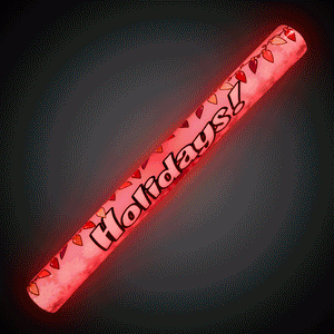 LED Light Up 16 Inch Holidays Foam Stick (1 Per Pack) - Glow-Paradise