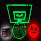 Glow in The Dark Door Basketball Hoop And Ball (1 Kit Per Pack) - Glow-Paradise