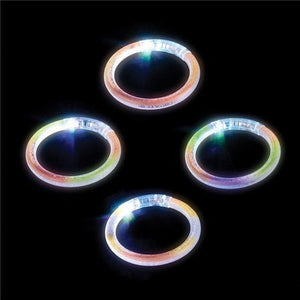 8.5 Inch Halloween Flashing Bracelets (12 Quantity Per Pack) - Glow-Paradise