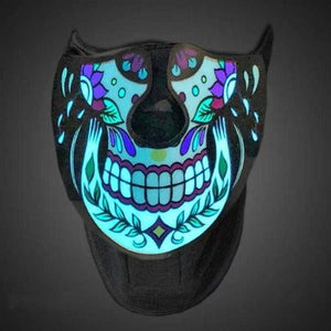 EL Panel Mask Scary Style (1 Mask Per Pack) - Glow-Paradise