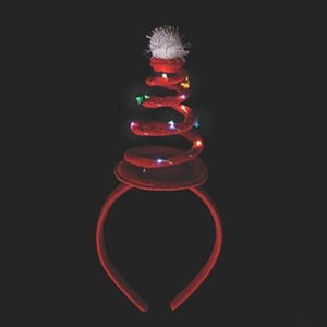 Light-Up Whimsical Christmas Head Boppers (12 Quantity Per Pack) - Glow-Paradise