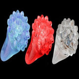 LED Flashing Bumpy Rings - Patriotic - Red White Blue (12 Rings Per Pack) - Glow-Paradise