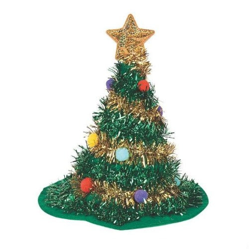 Christmas Tree Hat (1 Quantity Per Pack) - Glow-Paradise