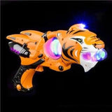 Space Galaxy Infinity 11.5" Super Spinner Tiger Blaster Laser LED Gun Pistol - Glow-Paradise