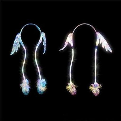 LED Light Up Pop-Up Angel Headband ( Quantity Per Pack) - Glow-Paradise