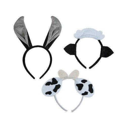 Plush Nativity Headband Assortment (12 Quantity Per Pack) - Glow-Paradise