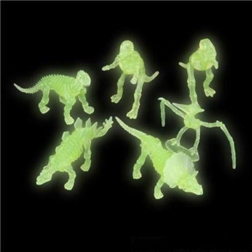3.5 Inch Glow In The Dark Dinosaur Fossils (12 Quantity Per Pack) - Glow-Paradise
