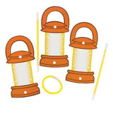 Glow in the Dark Bracelet with Lantern Card (12 Count Per Pack) - Glow-Paradise