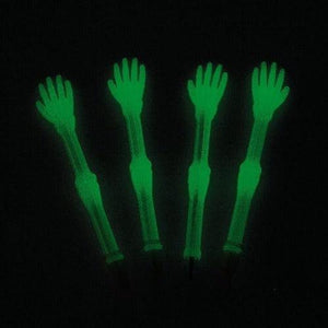 Glow Skeleton Hand Pens (12 Per Pack) - Glow-Paradise