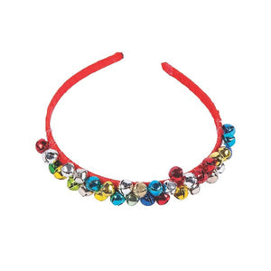 Christmas Jingle Bell Headbands (6 Quantity Per Pack) - Glow-Paradise
