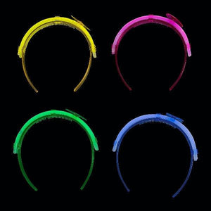 Glow Headbands (12 Quantity Per Pack) - Glow-Paradise