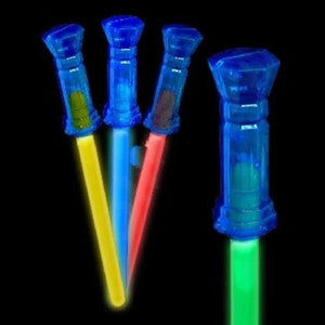 Glow In The Dark Light Saber (3 Assorted Colors, 4 pcs Per Pack) - Glow-Paradise