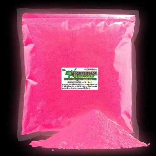 Glominex Ultraviolet Reactive Pigment 1 kg  (Pink Color, 1 Quantity Per Pack) - Glow-Paradise
