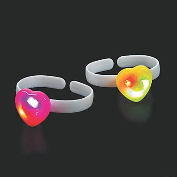 Valentine Heart Light-Up Bracelets (12 Quantity Per Pack) - Glow-Paradise