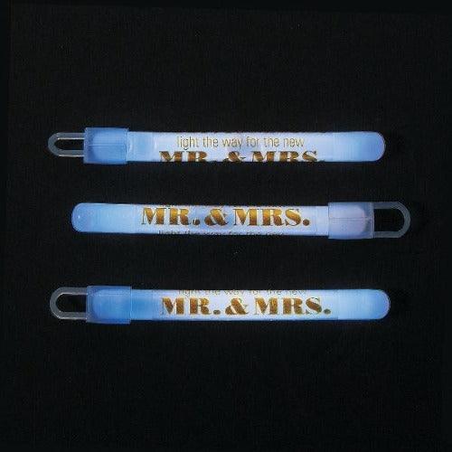 Mr. & Mrs. Glow Sticks (12 Count Per Pack) - Glow-Paradise