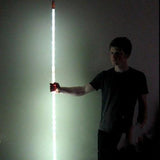 LED Light Up 6.5 ft Night Golf Putting Flag Sticks (White Color) - Glow-Paradise